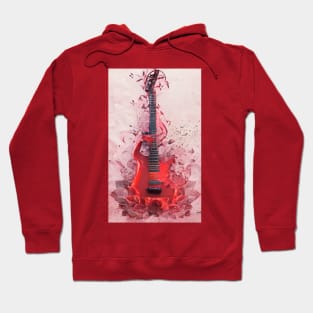 Floral guitar Hoodie